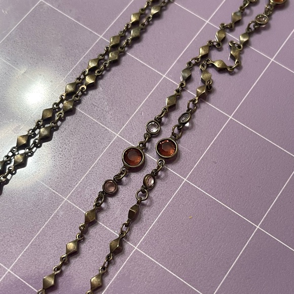 Sorrelli Round Pendant - Long Necklace - Toasted Almond - - Picture 5 of 8